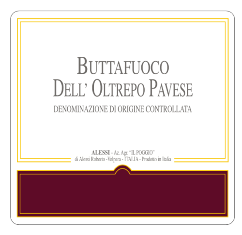 Buttafuoco dell'Oltrepo Pavese D.O.C.